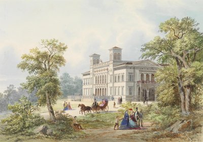 The Ferdinandeum in Trieste by Albert Rieger